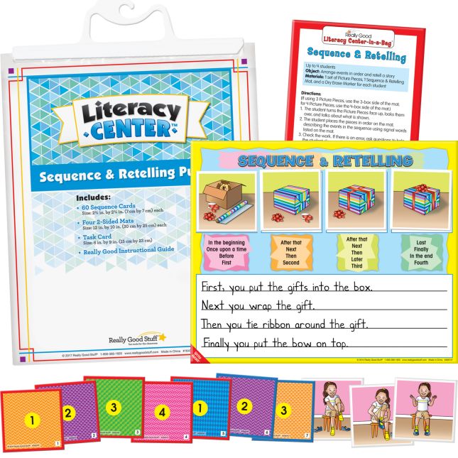 Sequence And Retelling Puzzles Literacy Center™ - 1 literacy center_0