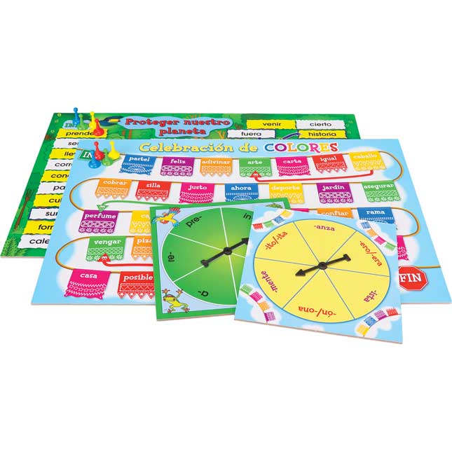 Prefix And Suffix Spin Board Games Dual Language Kit