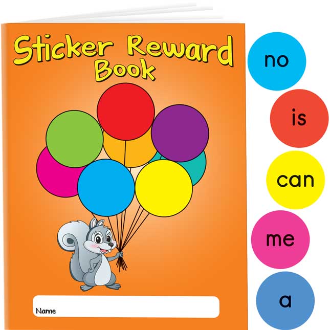 First 50 Sight Word Stickers And Reward Books