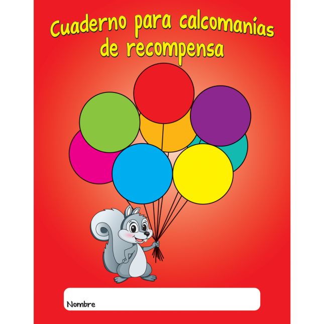 Cuaderno para calcomanas de recompensa (Spanish Sticker Reward Books) - 12 books_0