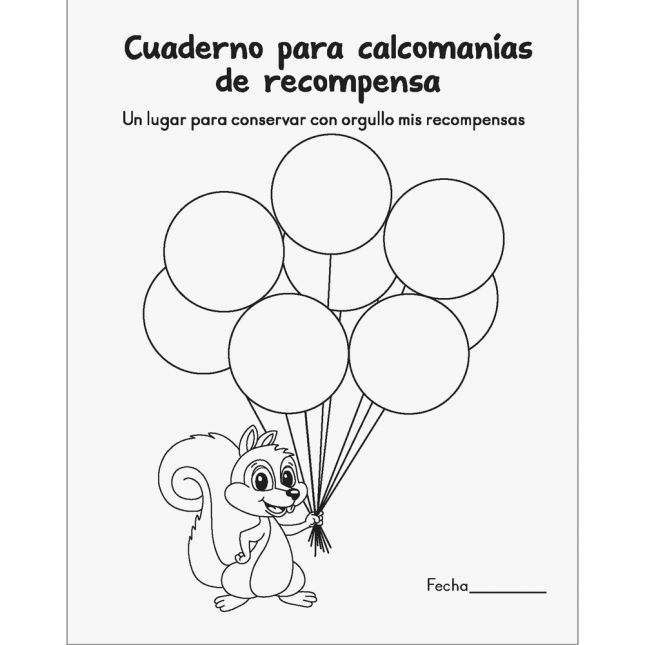 Cuaderno para calcomanas de recompensa (Spanish Sticker Reward Books) - 12 books_2