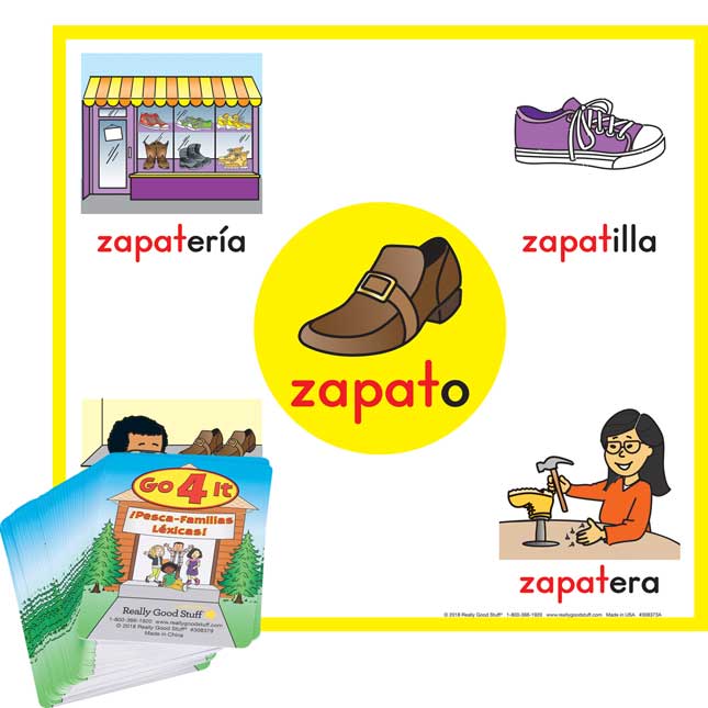 Spanish Word Family Banners And Go For It Card Kit