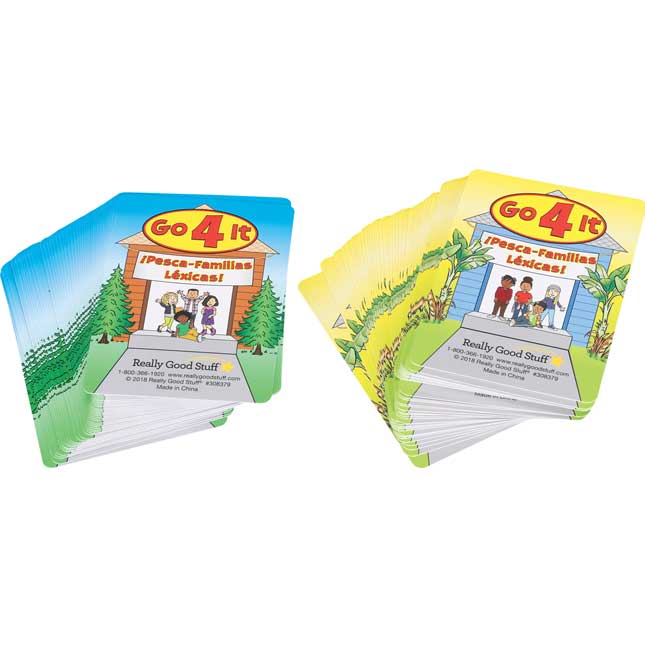 Spanish Word Family Banners And Go For It Card Kit