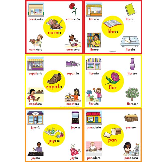 Spanish Word Family Banners And Go For It Card Kit