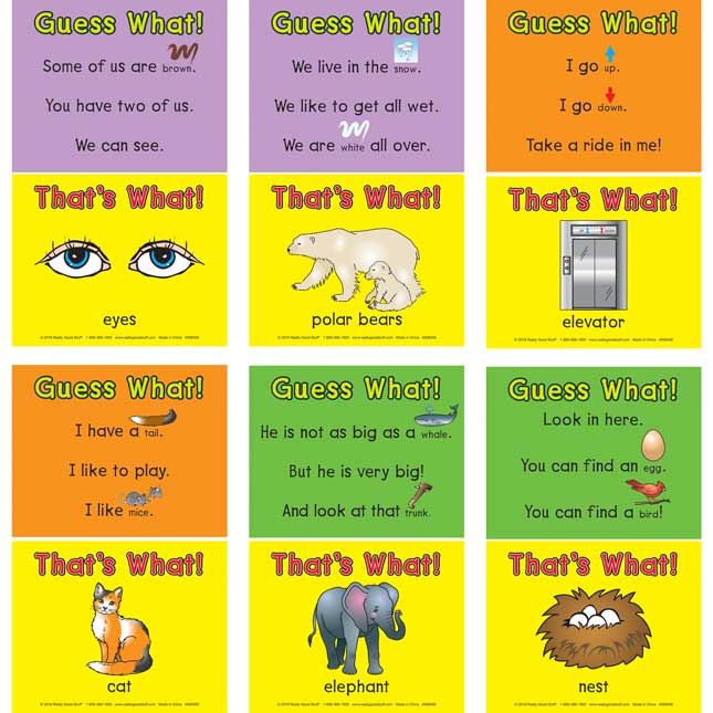 Guess What! Sight Word Riddle Cards - 31 cards