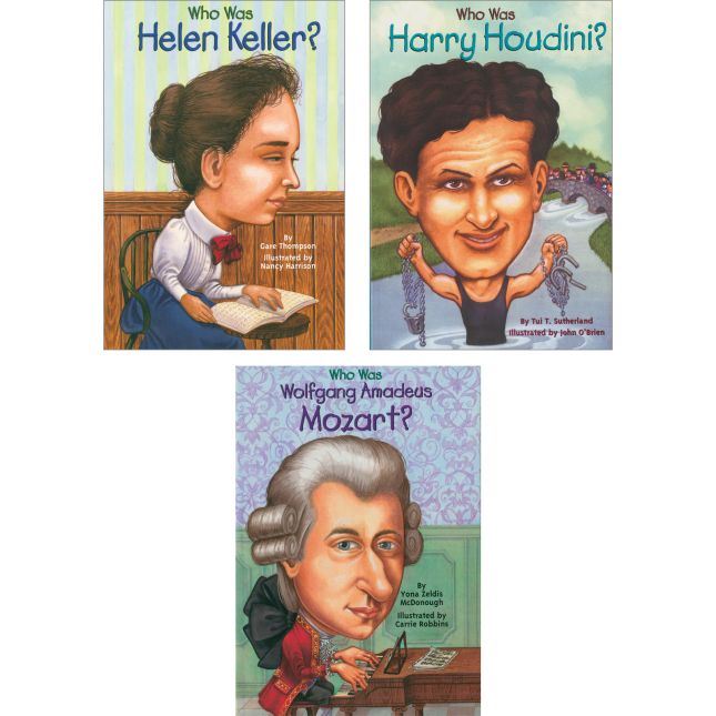 Who Was and ...? Student Comprehension Dry Erase Graphic Organizer Activity - Set Of 9 Books and 6 Two-Sided Dry Erase Graphic Organizer Boards - Paperback - Grades 3-7