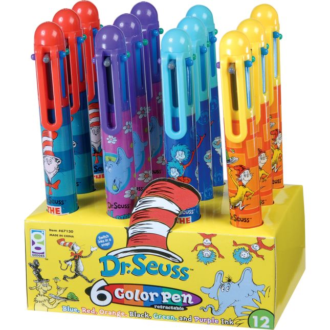 Dr. Seuss™ 6-Color Pens - 12 pens