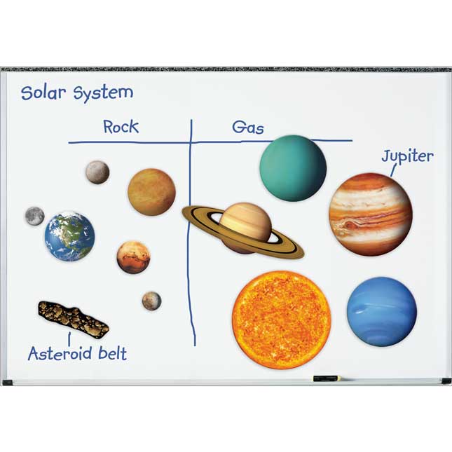 Giant Magnetic Solar System - 12 pieces