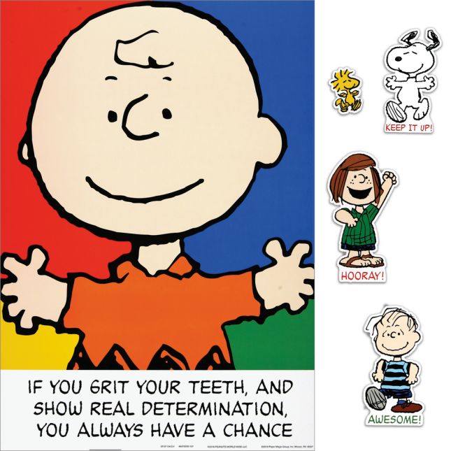 Peanuts® Motivational Phrases Poster Set_0