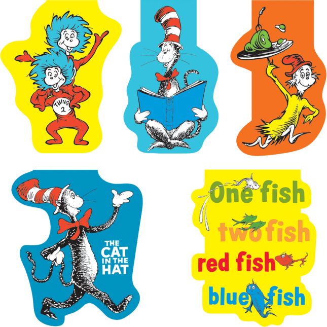 dr seuss magnetic bookmarks