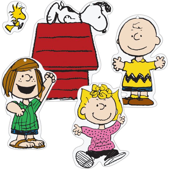 Peanuts® Classic Characters 2-Sided Deco Kit - 15 pieces