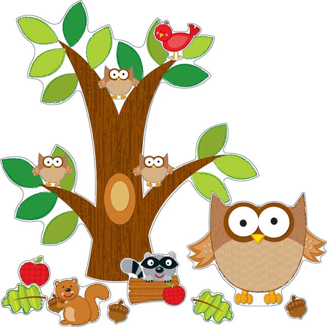 Owl Bulletin Board Set