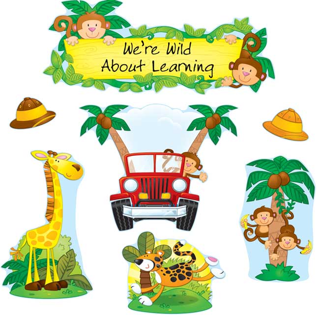 Jungle Safari Bulletin Board Set