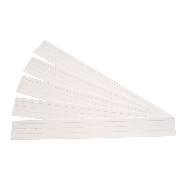 Sentence Strips - White - 100 strips