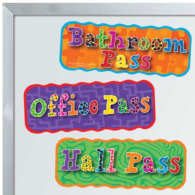 Magnetic Hall Pass Set