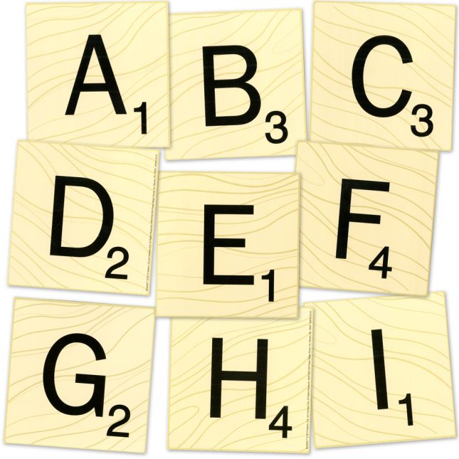 Scrabble Letters Deco Letters 96 Pieces