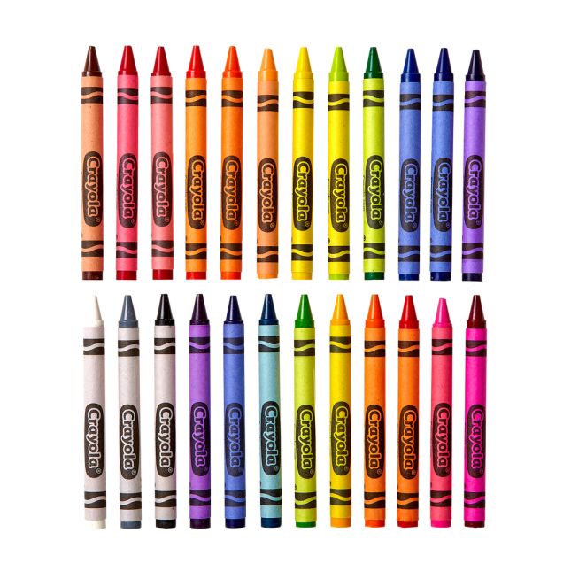 Crayons de couleur Crayola - Paquet de 24