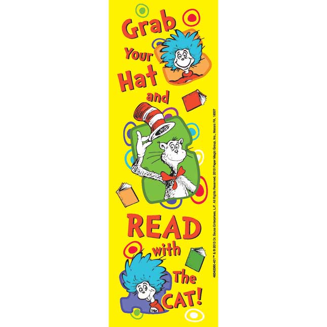 Dr. Seuss™ Read With The Cat Bookmarks