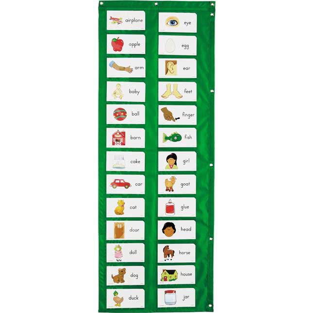 Flash Card Pocket Chart