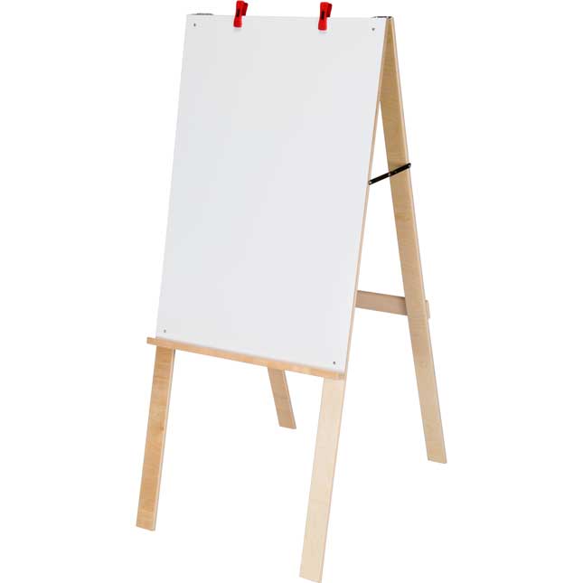 Mobile Reversible Dry Erase Whiteboard Easel