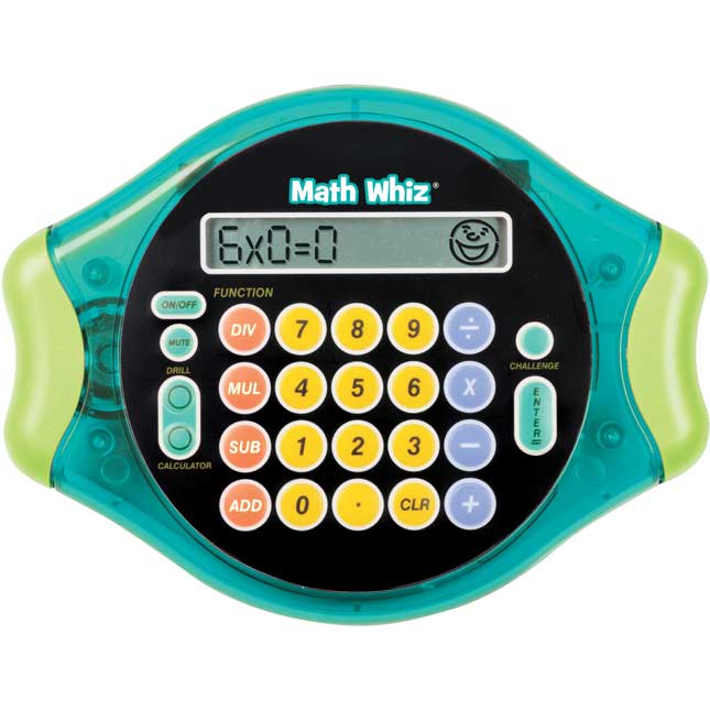 Math Whiz Electronic Flash Card Game