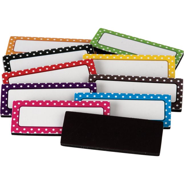 Polka Dots Magnetic Labels