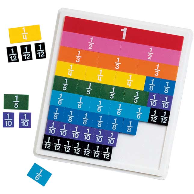 Rainbow Fraction Tiles Activity Set