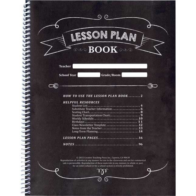 Chalk It Up! Lesson Plan Book - 1 book