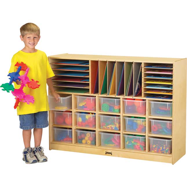 Sectional Cubbie-Tray Mobile Unit