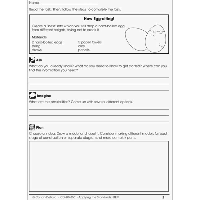 Applying The Standards Book: STEM Grade 5