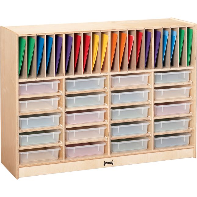 Jonti-Craft® Homework Station Without Trays - 1 storage unit