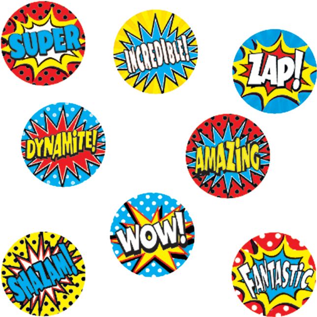 Super Hero Stickers