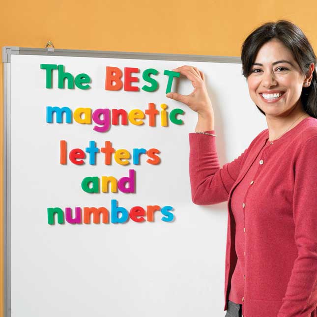 Alpha Magnets Jumbo Letters And Numbers - Set Of 100