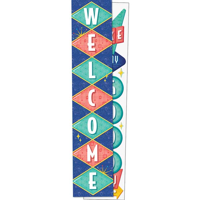 Mid-Century Modern Welcome Banner