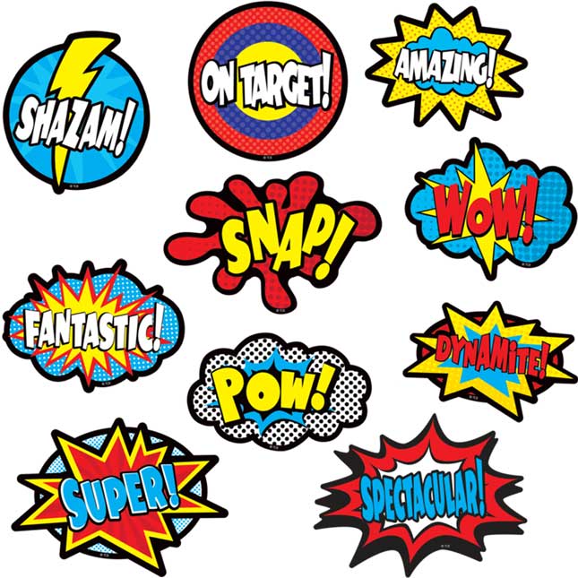 superhero words and phrases