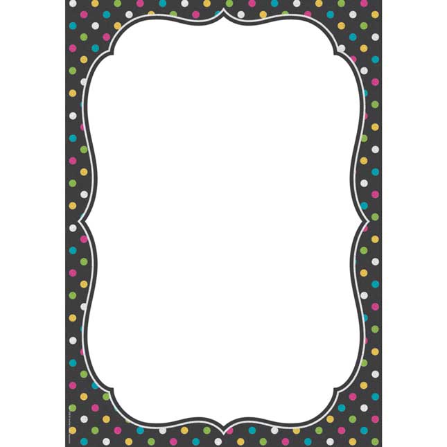 Clingy Thingies® Chalkboard Brights 12 X 17 Dry Erase Note Sheet