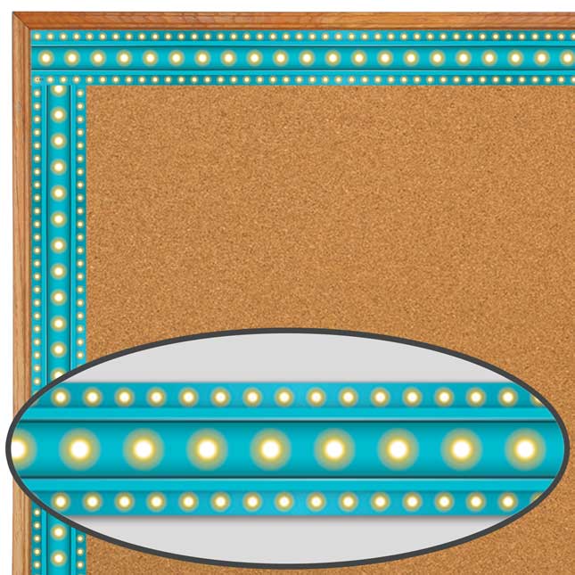 Clingy Thingies® Light Blue Marquee Border Trim