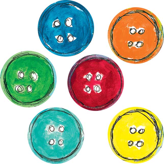 Pete the Cat® Groovy Buttons Magnetic Accents