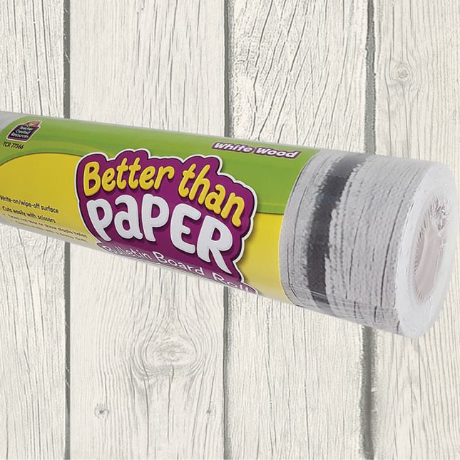 Teacher Created Resources Better Than Paper Bulletin Board Paper Roll Black  Wood