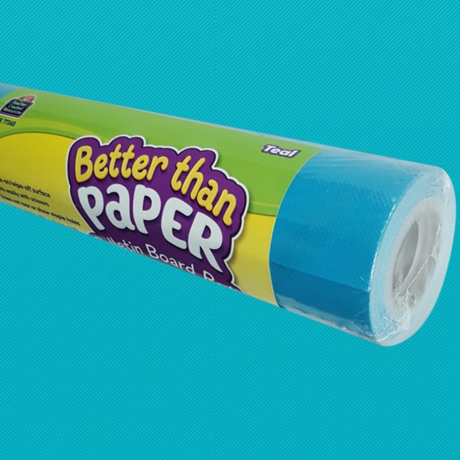 Better Than Paper Bulletin Board Rolls - Teal - 1 roll