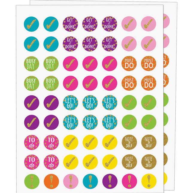 Confetti Planner Mini Stickers