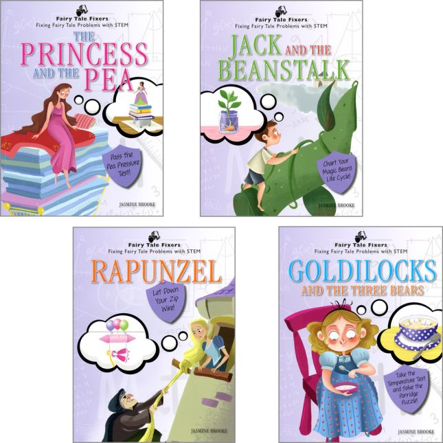 Fairy Tale Fixers: Fixing Fairy Tale Problems With STEM 4-Book Set