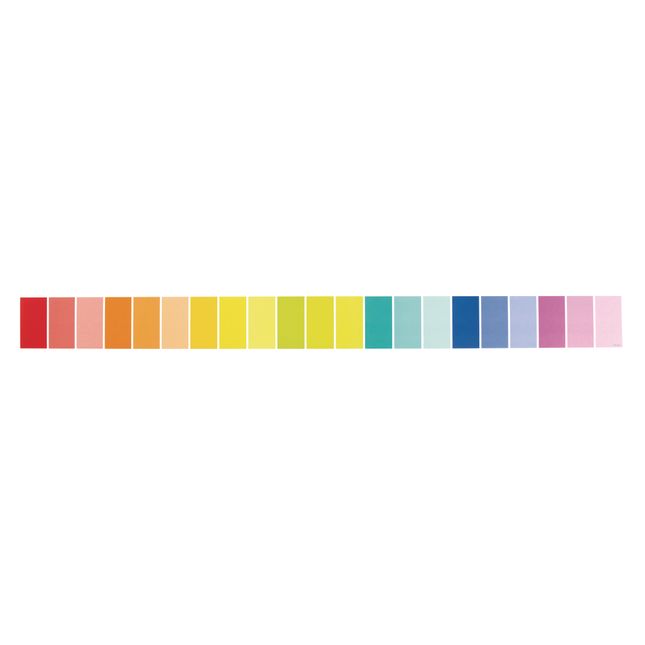 Painted Palette Rainbow Paint Chip Border Trim - 1 border trim