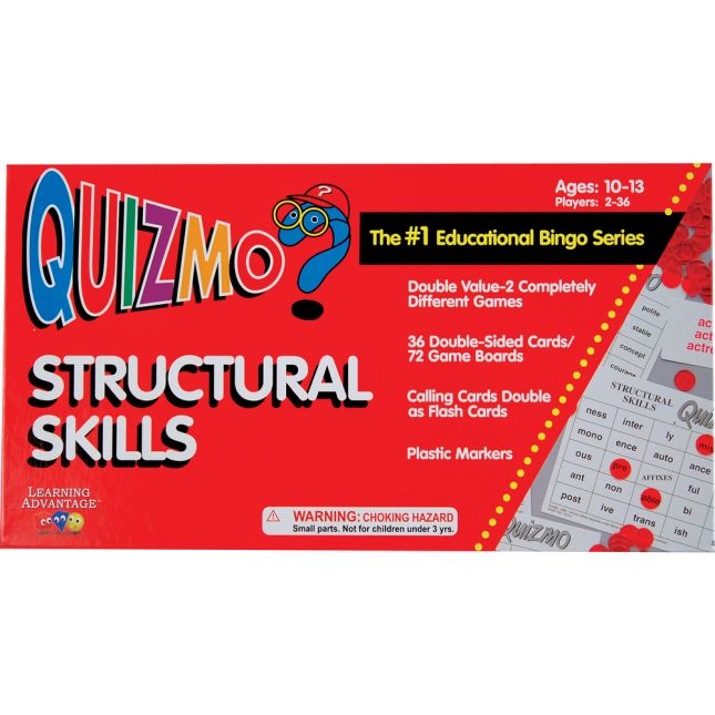 QUIZMO® Structural Skills Game - 1 game