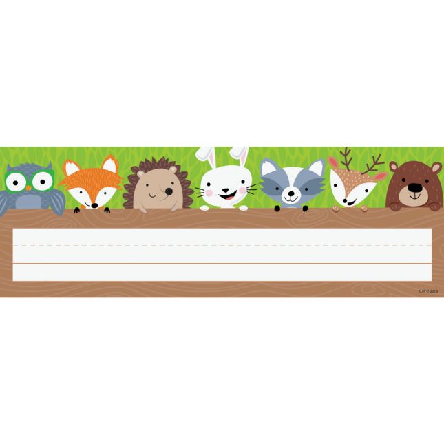 Woodland Friends Nameplates