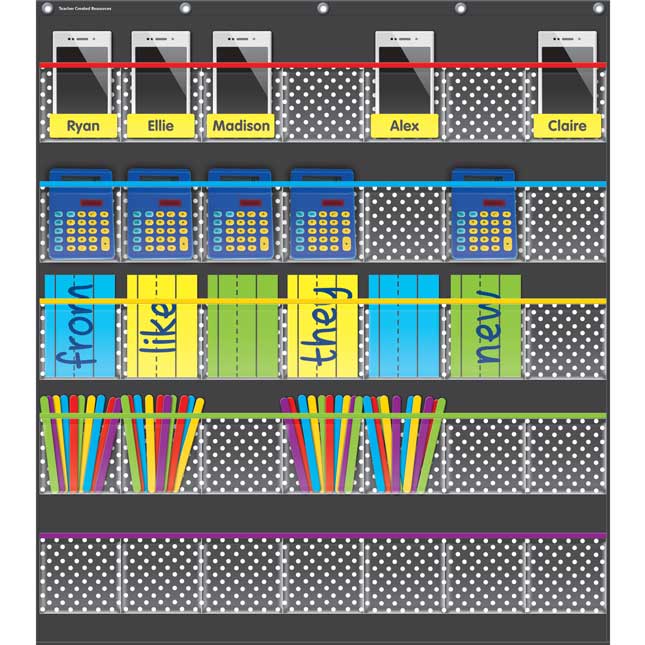 Small Black Pocket Chart