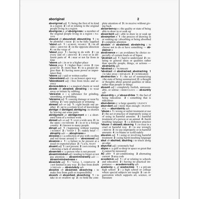 Webster's Dictionary And Thesaurus For Students With Full-Color World Atlas, Second Edition - 1 reference book