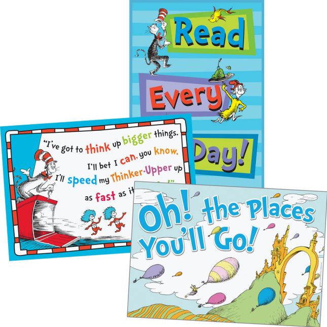 Dr. Seuss™ Classic Posters - Set Of 3