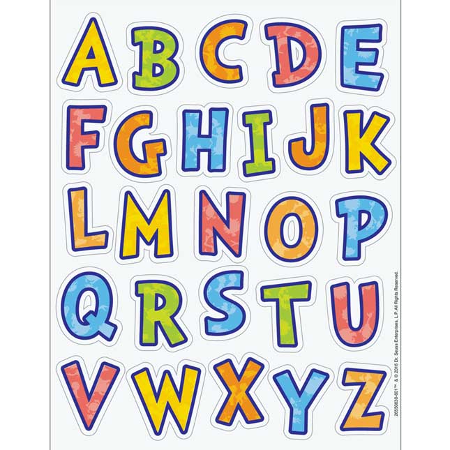 Spot On Seuss™ Alphabet Stickers