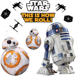 Star Wars™ Droids Bulletin Board Kit - 48 pieces